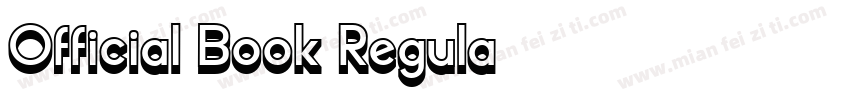 Official Book Regula字体转换